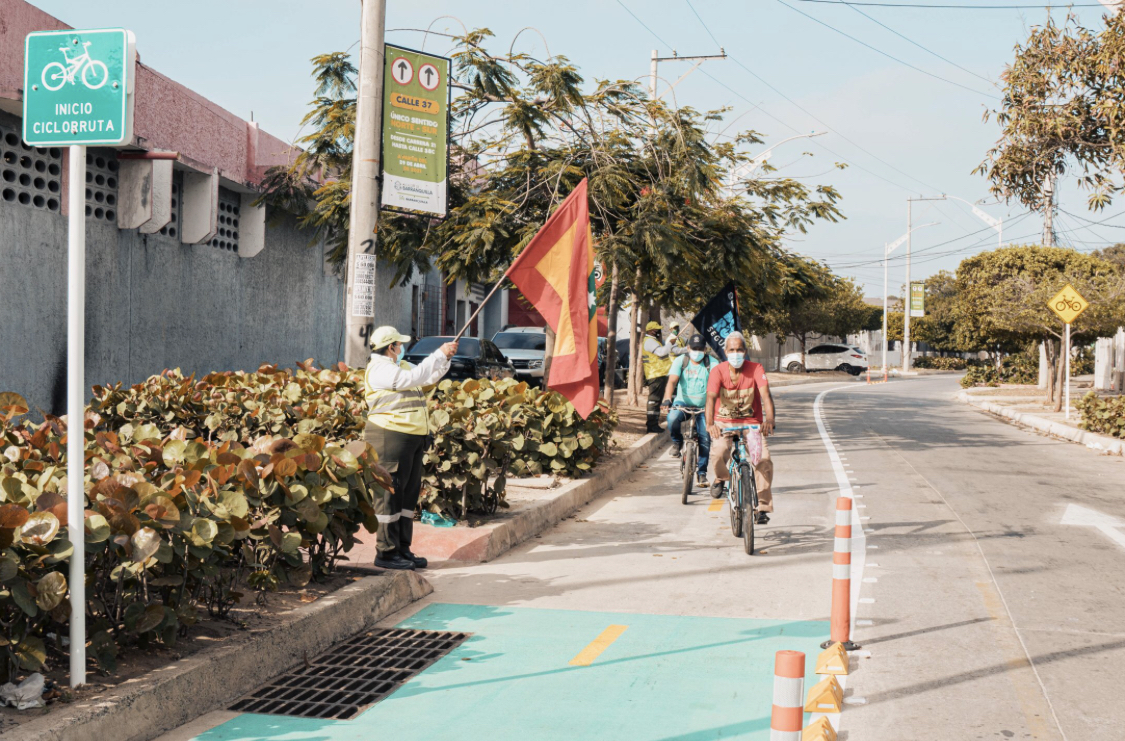 Seis kilómetros nuevos de ciclorrutas conectarán Barranquilla