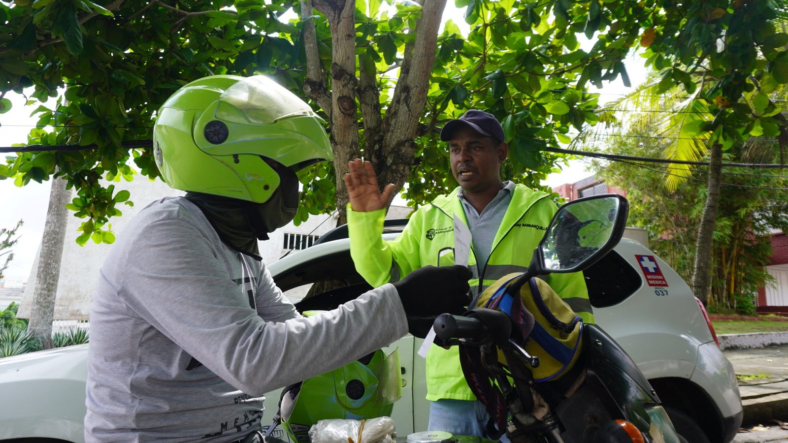 Socializacion de cambio vial en la calle 84