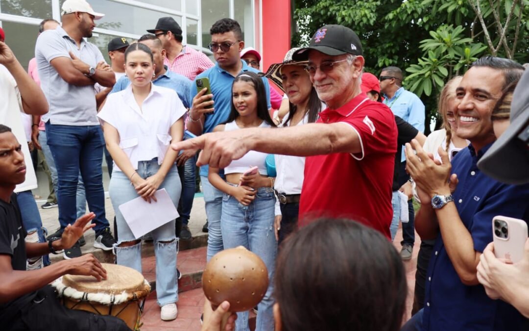 Gobernador Eduardo Verano ratificó compromiso social con Puerto Giraldo